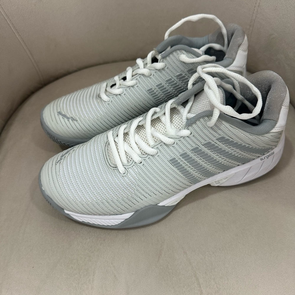 adidas Men's White and Gray Athletic Shoes